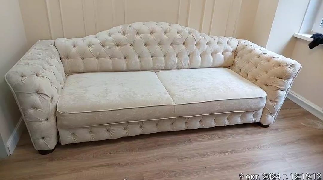 Замена обивки дивана на дому. Нолинск